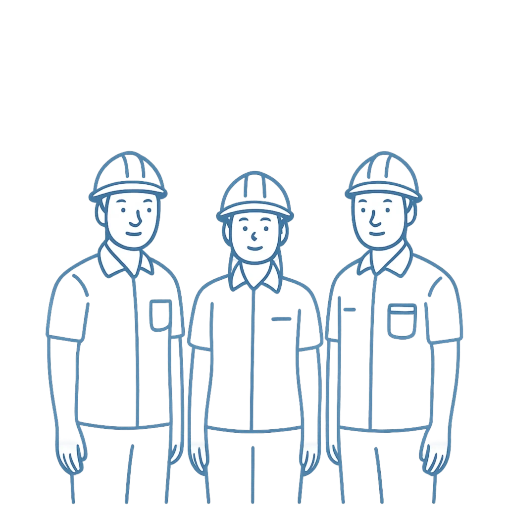 Jeunes sapeurs-pompiers en tenue opérationnelle.